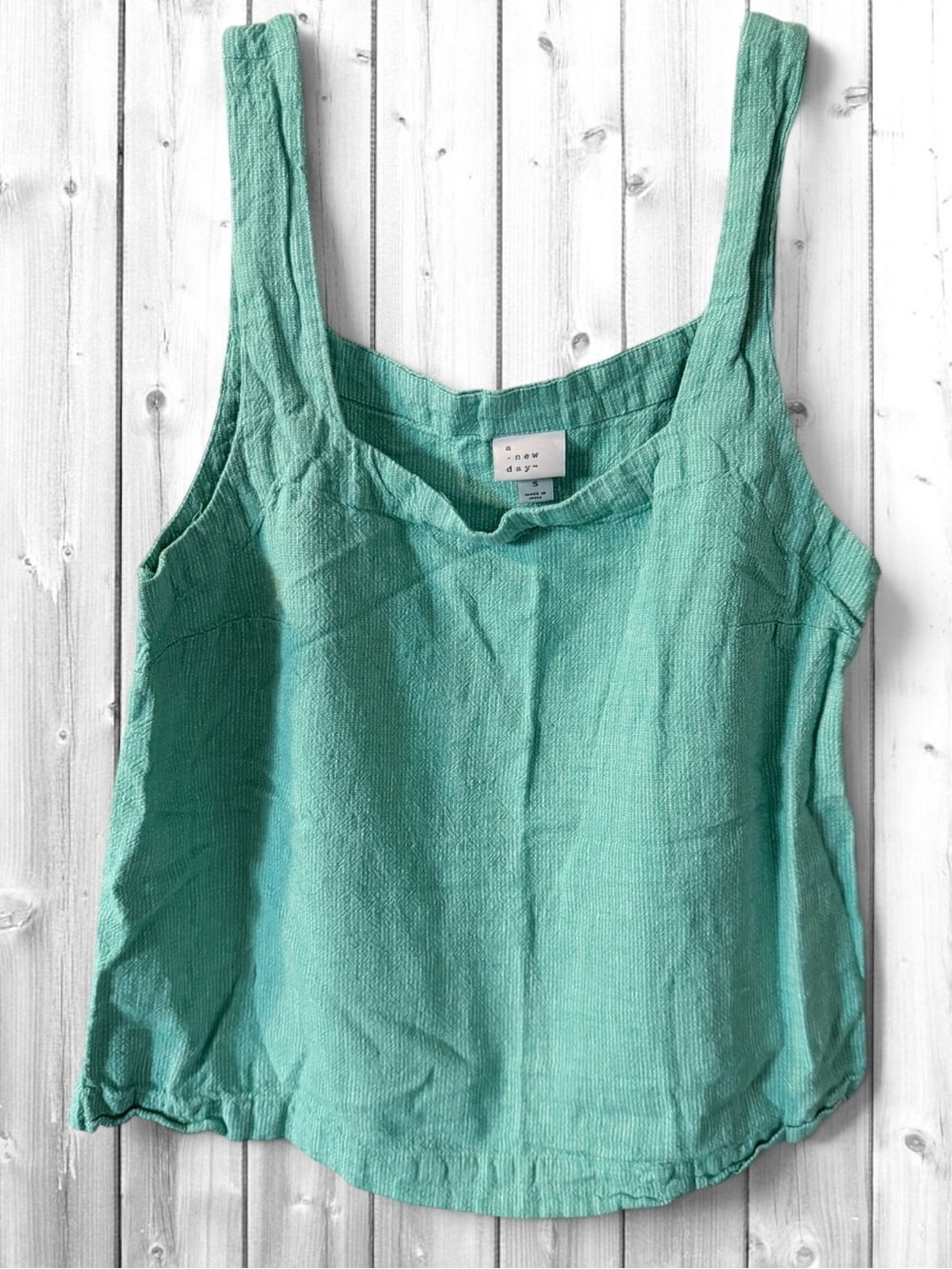 🙋🏻‍♀️a new day Seafoam Green Sleeveless Camisole Tank Top